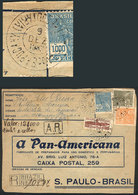 BRAZIL: Tag Of A Parcel Post Sent From SANTA RITA DO SAPUCAY To Sao Paulo On 9/DE/1932, Nice Postmark! - Andere & Zonder Classificatie