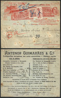 BRAZIL: Spectacular Advertising Cover: Ships, Trains, Cars, Etc., Sent To France On 8/MAR/1934 With Postage That Was Not - Otros & Sin Clasificación