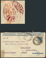 BRAZIL: Airmail Cover Sent From Rio To DIVINA PASTORA (Sergipe) On 12/JA/1937, With Rare Receiving Cancel On Back! - Sonstige & Ohne Zuordnung