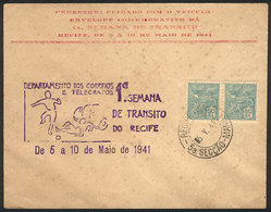 BRAZIL: Commemorative Cover Of The TRANSIT WEEK In Recife Of 5/MAY/1941. - Andere & Zonder Classificatie