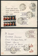 BRAZIL: 2 Covers Sent To Argentina In 1986/7 With Attractive INFLATION Postages, VF Quality! - Autres & Non Classés