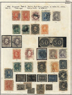 BRAZIL: Collection In Album (circa 1860 To 1980), With Mint (without Gum, Lightly Hinged Or MNH) And Used Stamps, Mixed  - Andere & Zonder Classificatie