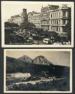 BRAZIL: RIO DE JANEIRO: 2 Old Postcards, Unused, One With Small Defect, Else VF Quality - Other & Unclassified