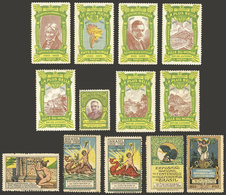 BRAZIL: Lot Of Old Cinderellas, Most Of VF Quality! - Vignetten (Erinnophilie)