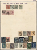 CEYLON: Collection On Pages (circa 1883 To 1960), Used And Mint Stamps, Most Of Fine Quality, Including Many Good Values - Ceylan (...-1947)