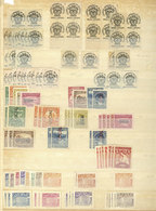 COLOMBIA: DEPARTMENT And Back-of-the-book Stamps: Interesting Stock Of Used Or Mint Stamps In Large Stockbook, Very Fine - Kolumbien