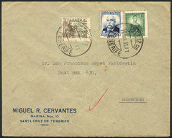 SPAIN: Airmail Cover Sent From LAS PALMAS To Germany On 19/MAR/1937 With Nice Postage! - Other & Unclassified