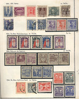 SPAIN: Collection In Album (circa 1870 To 1990), Used Or Mint Stamps, Most Of Fine Quality (some With Minor Defects), In - Autres & Non Classés