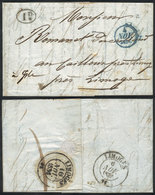 FRANCE: Entire Letter Dated Paris 2/NO/1836 To Limoges, With Interesting Postal Marks On Front And Reverse, VF Quality! - Other & Unclassified