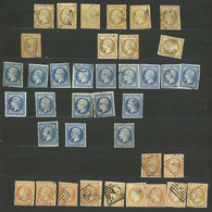 FRANCE: Stock Of Good Old Stamps, Used, In Stockbook, With Wide Range Of Shades And Cancels, The General Quality Is Fine - Autres & Non Classés