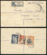 GOLD COAST: Registered Cover Sent From Kumasi To London On 29/MAR/1953, VF! - Côte D'Or (...-1957)