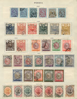 IRAN: Old Collection On Several Album Pages, Including Stamps And Sets Of Good Value, Fine To VF General Quality! ATTENT - Iran