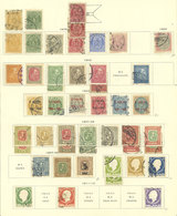 ICELAND: Lot Of Varied Stamps On Pages Of An Old Collection, Fine To VF General Quality, Good Opportunity At Low Start!  - Sonstige & Ohne Zuordnung