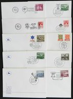 ISRAEL: Box With Approximately 490 Covers With Special Postmarks Of 1970/80s, VERY THEMATIC: Sport, Basketball, Religion - Other & Unclassified