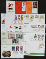 ISRAEL: Box With Approximately 500/600 Covers And First Day Cards Of 1970/1988, Very Thematic And Attractive, And All Of - Autres & Non Classés