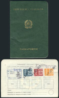 ITALY: 3 Interesting Revenue Stamps On A Modern Passport (year 1979), VF Quality! - Non Classificati