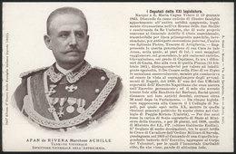 ITALY: Afan De Rivera Marchese Achille, Lieutenant General, Editor A.Bossi, VF Quality! - Autres & Non Classés