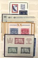 UNITED NATIONS: Stock Of Good Stamps, Sets And Souvenir Sheets In Stockbook, Almost All MNH And Of Excellent Quality, In - Otros & Sin Clasificación