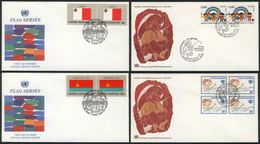 UNITED NATIONS: 45 Very Thematic First Day Covers, Of The 3 Offices, Excellent Quality, Very Low Start!! - Otros & Sin Clasificación