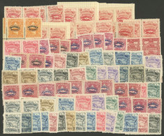 NICARAGUA: Interesting Lot Of Old Stamps, Several Are GENUINE (not Reprints), Mint With Gum (some Without Gum), Interest - Nicaragua