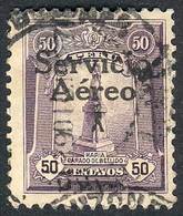 PERU: Yvert 1, "El Marinerito", 1927 50c. Used, First Printing, Overprint Type IV (of The Matrix Of 5 Types That Is Repe - Perú