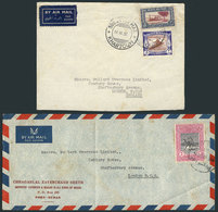 SUDAN: 2 Airmail Covers Sent To London In 1952 And 1954, Very Nice! - Soudan (...-1951)