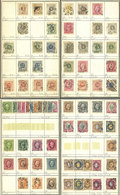 SWEDEN: Accumulation Of Good Stamps In 7 Approvals Book, Including Good Old Stamps, Used Or Mint, Fine To Very Fine Gene - Other & Unclassified
