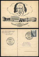 SWITZERLAND: Special Postcards Of The 1st Atomic Conference Of Geneve, Postmark Of 20/AU/1955, VF Quality! - Altri & Non Classificati