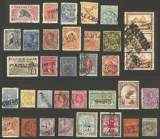 WORLDWIDE: SHIP CANCELS: Over 30 Stamps Of Varied Countries, All With Ship Cancels, Some Rare, Very Fine Quality, Good O - Other & Unclassified