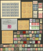 WORLDWIDE: FORGED STAMPS: Interesting Lot Of Stamp Forgeries Of Various Countries, Very Useful For Comparison! - Autres & Non Classés