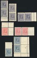 URUGUAY: Sc.318 + Other Values, 1926/7 Tero Southern Lapwing, Lot Of Stamps WITH PERFORATION VARIETIES (+ The 2c. Sheet  - Uruguay