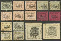 VENEZUELA: Lot Of Old Stamps, Very Fine General Quality, Some Or All May Be Reprints Or Forgeries, All The Same Very Int - Venezuela