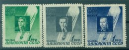 URSS 1944 - Y & T N. 67/69 Poste Aérienne - Ascension Du Ballon "Sirius" (ii) - Nuovi