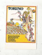 Cp, Bourses & Salons De Collections,Italie,TORINO,1986,associazione Piemontese Amatori Cartoline, Vierge,n° 956/2000 Ex. - Bourses & Salons De Collections