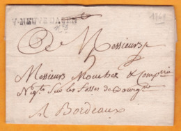 1769 - Marque Postale V.NEUVEDAGEN, Auj. Villeneuve Sur Lot, Lot Et Garonne Sur LAC Vers Bordeaux, Gironde - 1701-1800: Vorläufer XVIII