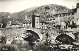 -dpt Div-ref-AM777- Lozère - Le Pont De Montvert - Grand Pont Et L Horloge - Carte Bon Etat - - Le Pont De Montvert