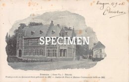 Vredegerecht En Gemeentehuis Gebouwd In 1901 - Evergem - Evergem