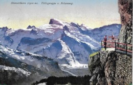 STANSERHORN → Mit Dem Titlisgruppe Vom Felsenweg Gesehen Anno 1913 - Stans
