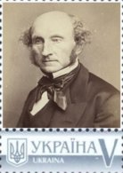 Ukraine 2017, World Philosophy, John Stuart Mill, 1v - Oekraïne