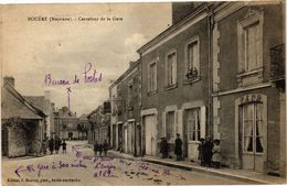 CPA BOUERE - Carrefour De La Gare (195060) - Crez En Bouere