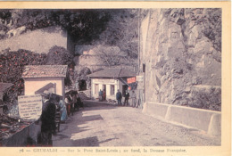 Italie _ Grimaldi Ventimiglia  _Pont St Louis Au Fond Douane Française - Otros & Sin Clasificación