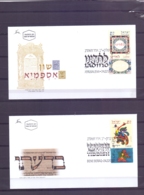 Israel - FDC - Jewish Language - Michel 1673-74 - 24/2/2002  (RM14771) - Briefe U. Dokumente