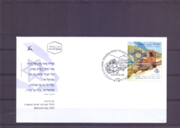 Israel - FDC - Memorial Day -  Michel 1722- Hare Yehuda 27/4/2003  (RM14786) - Lettres & Documents