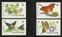 CAYMAN ISLANDS  1988  BUTTERFLIES SET  MNH - Farfalle