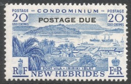 New Hebrides. 1953 Postage Due. 20c MH SG D13 - Timbres-taxe