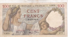 FRANCE / 100 FRANCS SULLY 02/11/1939 / TTBE - 100 F 1939-1942 ''Sully''