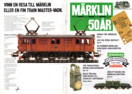 Catalogue Märklin 1988 - 50 År 1938-1988 - 50 År I Sverige Brochure - En Suédois - Unclassified