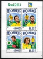 MOZAMBIQUE  Feuillet  N° 5697/00 * *  ( Cote 17e )  Cup 2014  Football Soccer Fussball - 2018 – Rusia