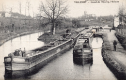 S 3  - 640   -    VILLENOY    -    ( 77 )     -                     Canal  De - L'Ourcq  ,  L ' Ecluse  . - Villenoy