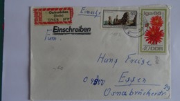 Austria - Autriche - Österreich - Inner Cover  Registred From Oschersleben To Essen 2 Stamps - Andere & Zonder Classificatie